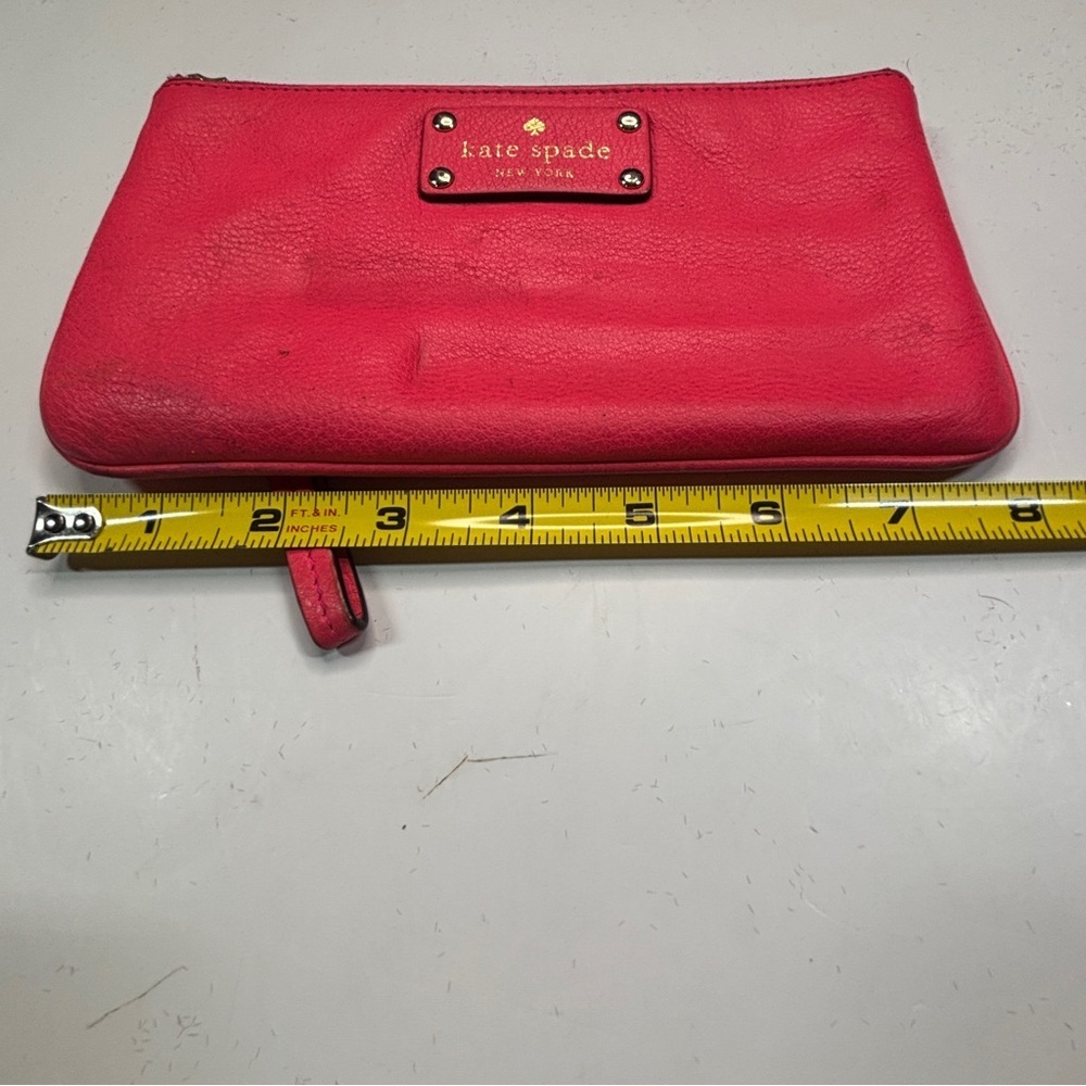 Kate Spade New York Pink Wallet Wristlet Pink Spring Summer Minimalist - Picture 7 of 14
